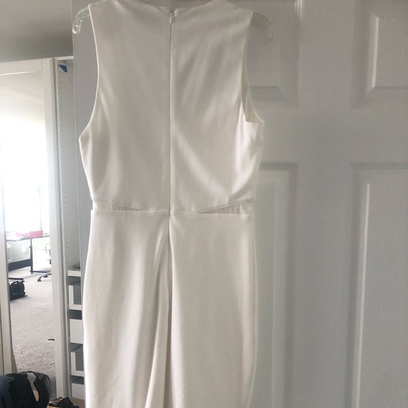 NWT Ali & Jay Nowhere to Run Ivory sheath dress with sheer inserts, sz Small - Picture 6 of 8